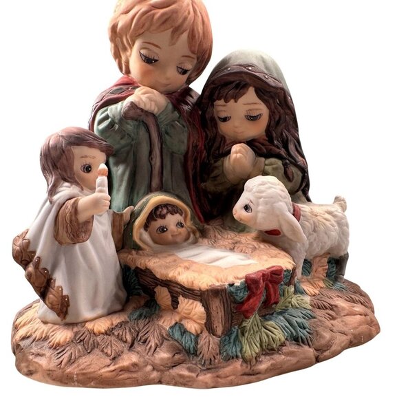 Jody Bergsma Nativity Figurine Christmas Scene Vintage Limited Edition 461/2500 - Picture 6 of 16